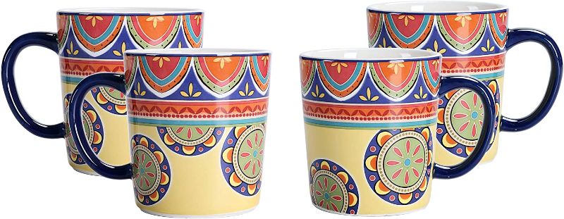 Photo 1 of Bico Tunisian Ceramic Mugs, Set of 4, for Coffee, Tea, Drinks, Microwave & Dishwasher Safe
10.67 x 10.51 x 5.79 inches
