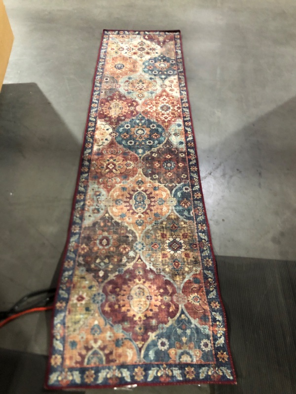 Photo 2 of Couristan Pasha Lola Area Rug, 2' x 8' Runner, Multicolor