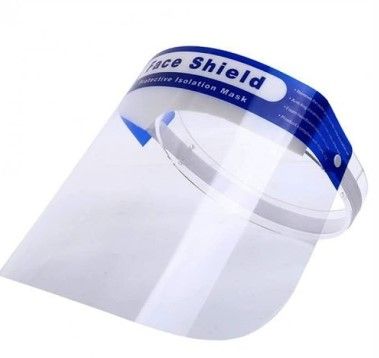 Photo 1 of Protective Face Shield - Reusable 2 PC Unisex Face-Shield, All-Round Protection with Strap