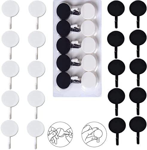 Photo 1 of Brand: RMTCEG
5.0 out of 5 stars2 Reviews
20 Pack Decorative Adhesive Hooks Wall Holder, Sticky Hooks for Closet Door Hanging Key Hooks Holder Bathroom Kitchen Things (Black+White)