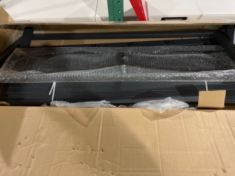 Photo 2 of Olee Sleep 14 Inch Tall T-2000 Steel Slat, Non-Slip Center Support, No Box Spring Needed, Easy Assembly, Twin XL Size Bed Frame,