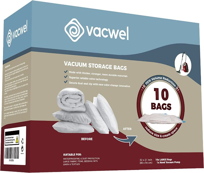 Photo 1 of **damaged** Vacwel Large 10-pack - Vacuum Storage 
