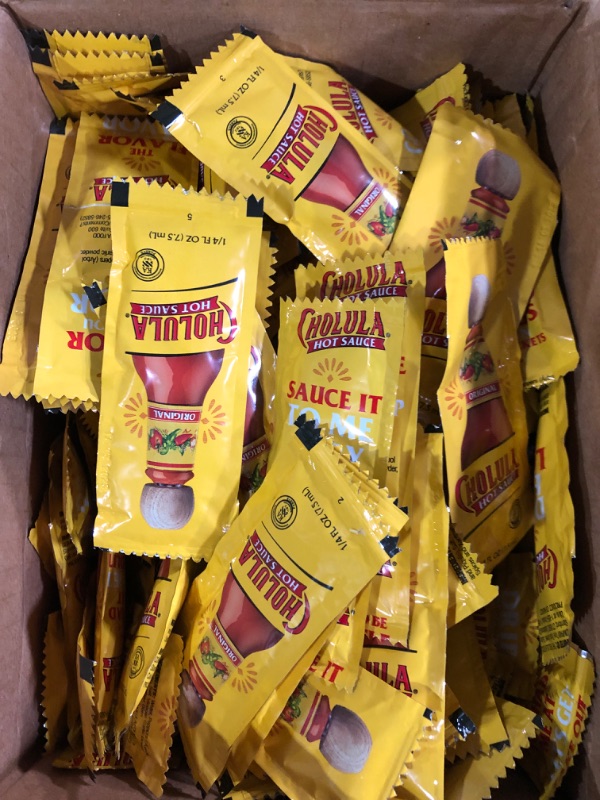 Photo 2 of Cholula Original Hot Sauce Packets, 200 count - One 200 Count Individual Hot Sauce Packets with