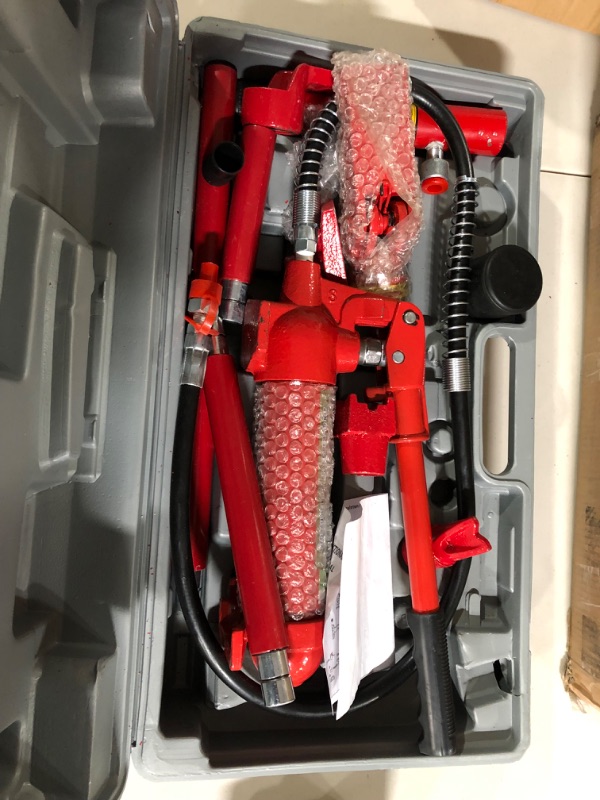 Photo 3 of 10 Ton Porta Power Kit, 10 Ton Porta Power Hydraulic Jack red
