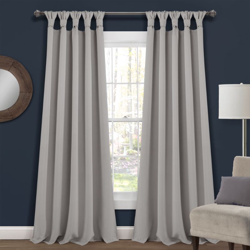 Photo 1 of  Gray Barn Blazing Pitchforks Blackout Window Curtain Panel Pair