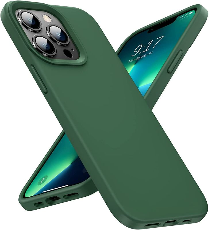 Photo 1 of OuXul Compatible with iPhone 13 Pro Max Case, Shockproof Silicone Phone Case for iPhone 13 Pro Max 6.7 Inch (2021) [Anti-Scratch Microfiber Lining][Drop Protection],Clover