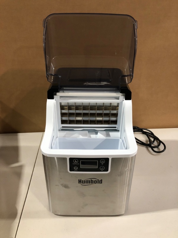 Photo 1 of Ice Makers Countertop, Self-Cleaning Function, Portable Electric Ice Cube Maker 