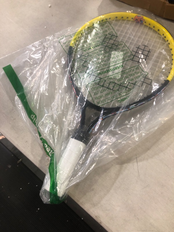 Photo 1 of Tennis Racket for Kids by Street Tennis Club. Proper Equipment Helps You Learn Faster and Play Better! Black/Yellow 17