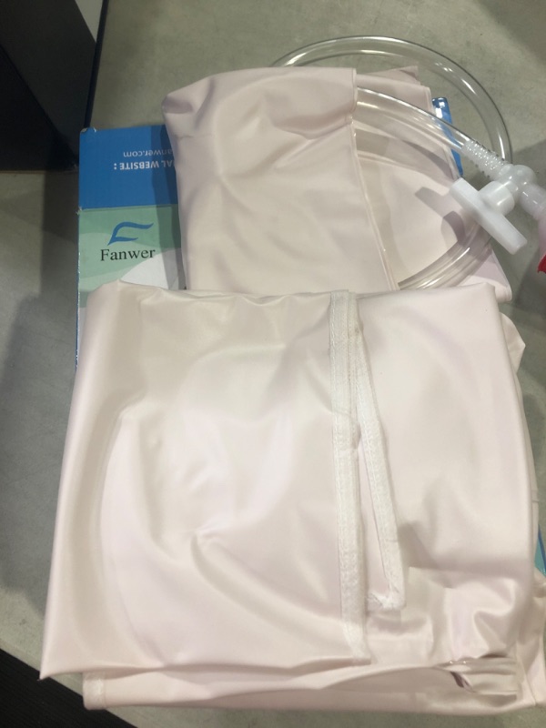 Photo 1 of Inflatable Bedside Shampoo Basin Kit with Water Bag, Shower, Shawl, Cushion, Air Pump for Disabled& Elderly Bed Easy, Pregnancy, Bedridden Or Post-Surgical Patient, Bed-Confined Patient?Set of 6?