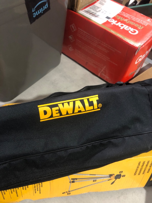 Photo 3 of DEWALT Laser Tripod with Tilting Head (DW0881T) , Black