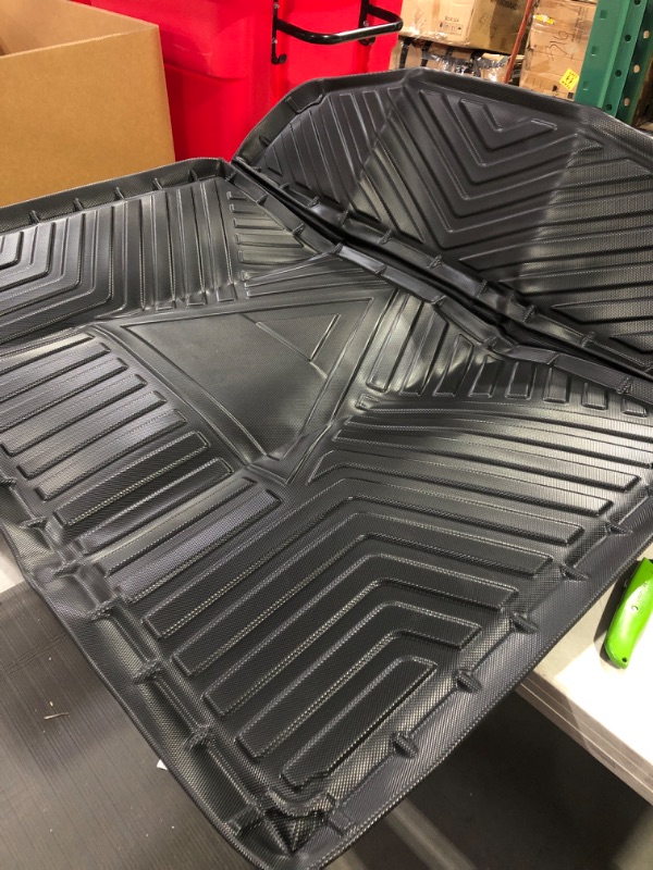 Photo 3 of Resilia Truck Bed Mat Liner – Universal Size, Durable Heavy-Duty All-Weather Protection for Your Truck, Cargo Van, or SUV, Pickup Accessories, Trim to Fit