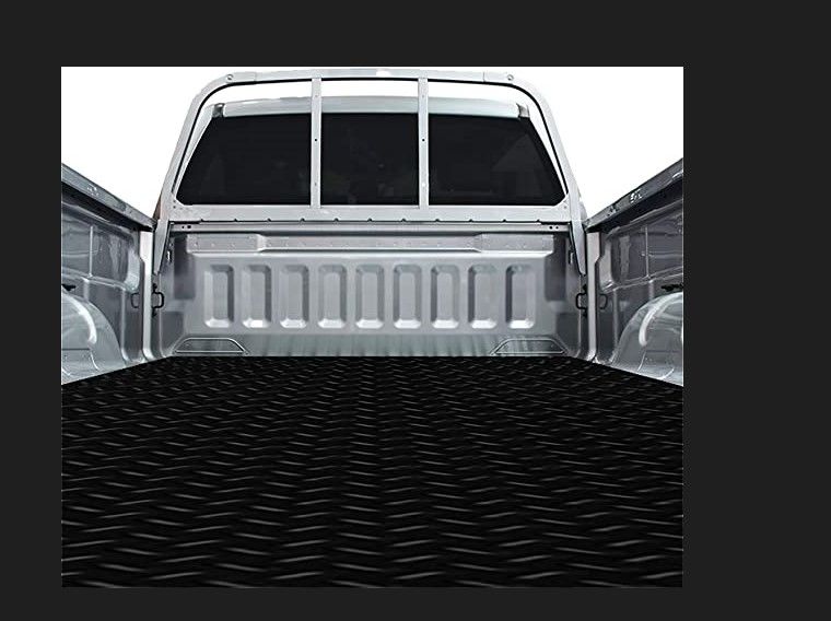 Photo 1 of Resilia Truck Bed Mat Liner – Universal Size, Durable Heavy-Duty All-Weather Protection for Your Truck, Cargo Van, or SUV, Pickup Accessories, Trim to Fit