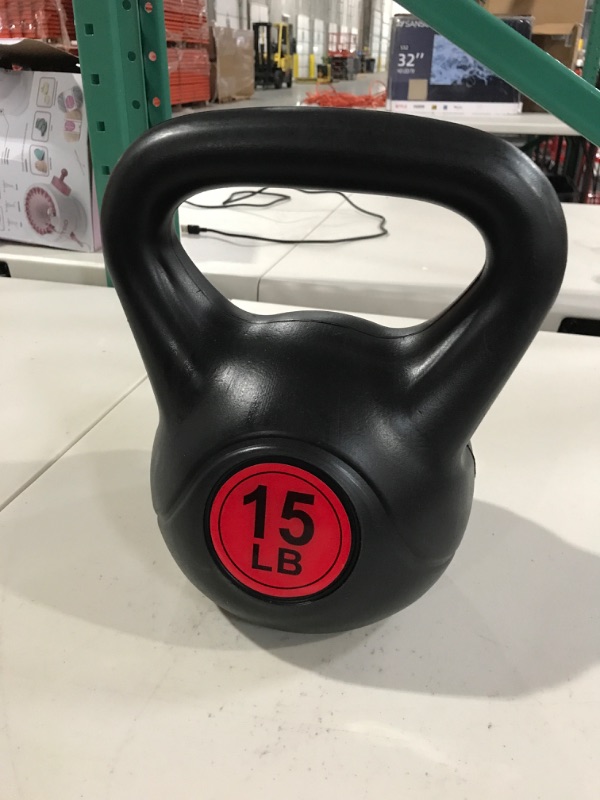 Photo 2 of BalanceFrom Wide Grip Kettlebell Exercise Fitness Weight - 15lbs 