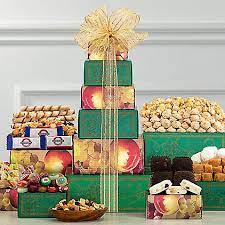 Photo 1 of [EXPIRED] Wine Country Gift Baskets: Sincere Condolences: Sympathy Gift Tower - Jellies, Fudge, Caramels, Popcorn, Cookies