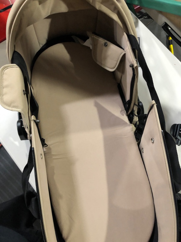 Photo 6 of BABYZEN YOYO 0+ Bassinet, Taupe - Includes Thick Double Mattress, Ventilated Shell & Canopy - Requires YOYO2 Frame (Sold Separately) (only contains the top piece not the stroller)