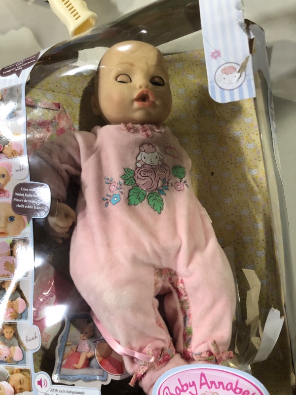 Photo 2 of Baby Annabell Doll- Blue Eyes