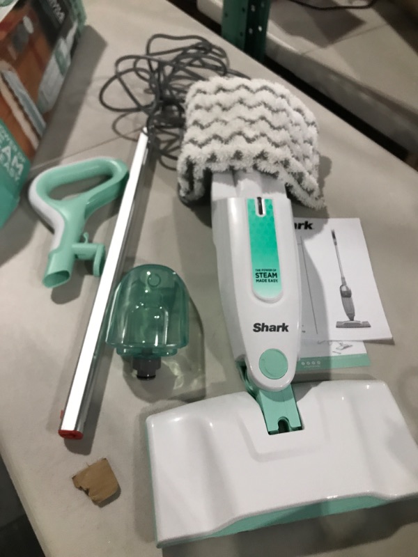 Photo 2 of Shark S1000 Steam Mop, White/Seafoam