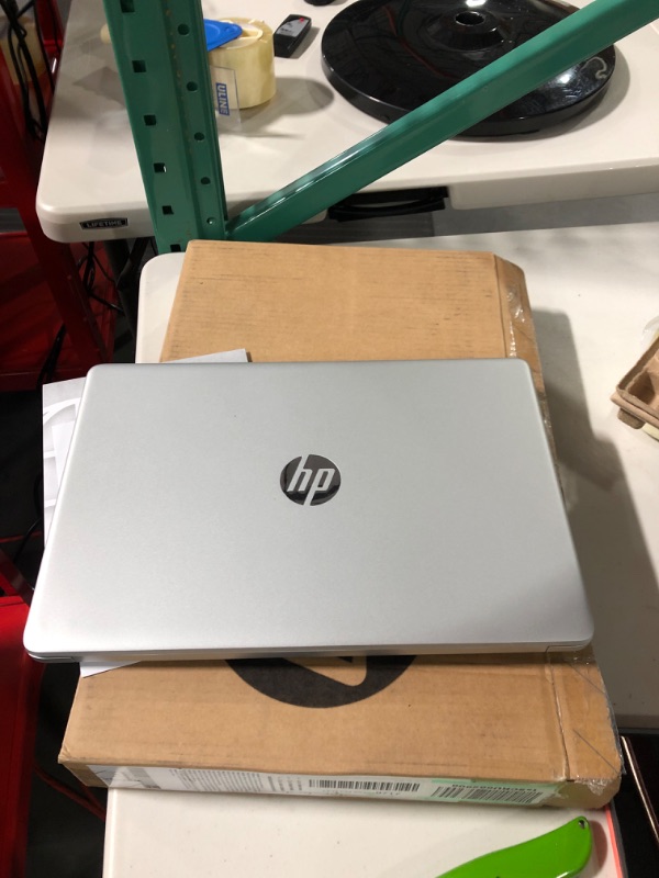 Photo 2 of Newest HP Notebook Laptop, 15.6" HD Display, Intel Celeron N4120 Processor, 16GB DDR4 RAM, 512GB SSD, Media Card Reader, USB Type-C, Wi-Fi, Bluetooth, Windows 11 Home, Silver 16GB RAM | 512GB SSD