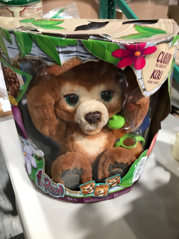 Photo 2 of FurReal Cubby, The Curious Bear Interactive Plush Toy, Ages 4 and Up