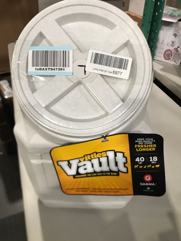 Photo 2 of Gamma2 Vittles Vault Stackable Pet Food Storage, 40-lb