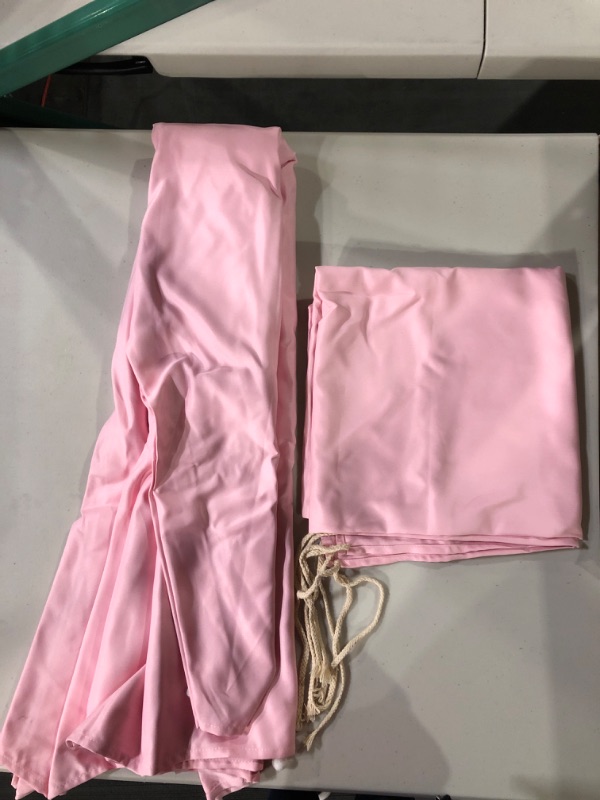 Photo 4 of Gamenote Teepee Tent for Kids Indoor Tents with Mat, Inner Pocket, Unique Reinforcement Part - (Pink)