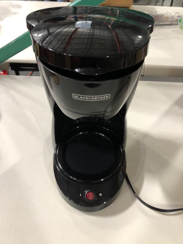 Photo 2 of [PARTS ONLY] 12-Cup Black Switch Coffee Maker with Duralife Glass Carafe