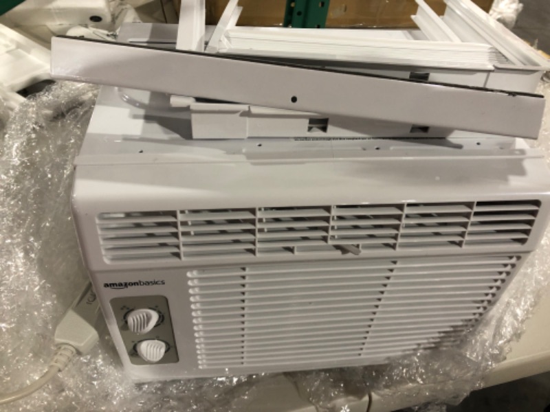 Photo 2 of Amazon Basics Window-Mounted Air Conditioner with Mechanical Control - Cools 150 Square Feet, 5000 BTU, AC Unit