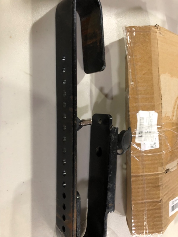 Photo 2 of **USED** SINCERITYLI Steel Cargo Door Lock/Shipping Container Lock with 2 Tubular Keys and Rubber Cover Adjustment Range: 9" - 18" Color-Black