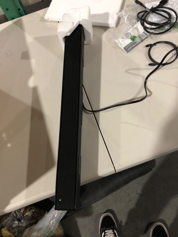 Photo 1 of VIZIO V-Series 2.0 Compact Home Theater Sound Bar with DTS Virtual:X, Bluetooth, Voice Assistant Compatible, Includes Remote Control - V20-J8 24-in Soundbar Only 2.0