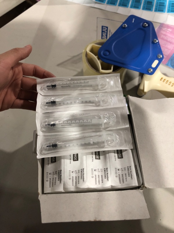 Photo 2 of 1ml Syringe - 100 Pack – Luer Slip Tip