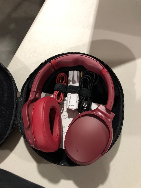 Photo 2 of Skullcandy Venue Wireless ANC Over-Ear Headphone - Deep Red