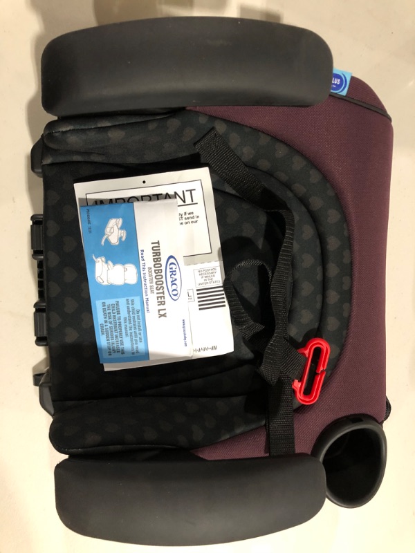 Photo 5 of Graco®  Purple TurboBooster® LX Backless Booster with Affix Latch | Backless Booster Seat for Big Kids Transitioning to Vehicle Seat Belt