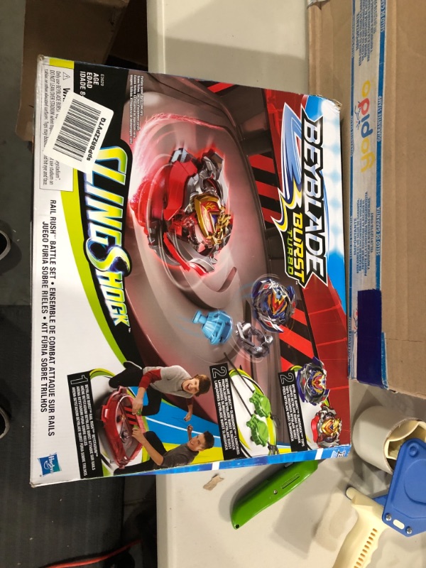 Photo 2 of Hasbro Beyblade Burst E3629EU4 Rail Rush Battle Set Playset