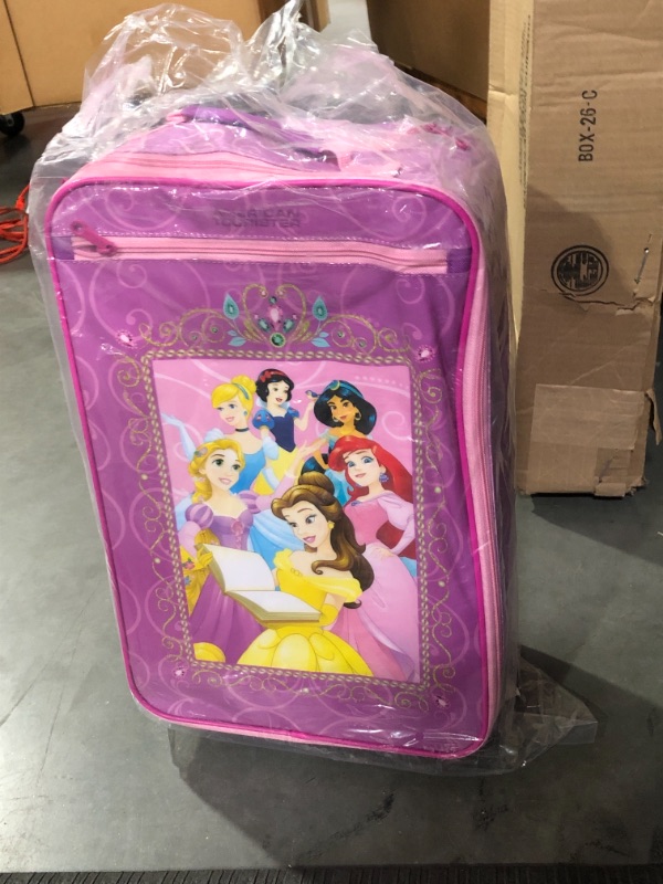 Photo 2 of American Tourister Kids' Disney Softside Upright Luggage, Princess 2, 18" 18" Princess 2