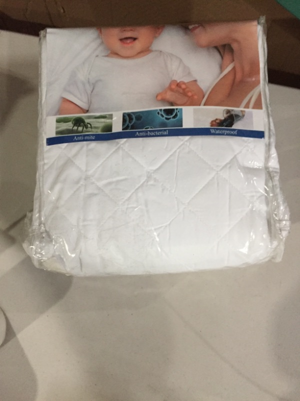 Photo 2 of AwsumPick 100% Waterproof Mattress Protector Queen Bed Quilted Fitted Mattress Pad Protector