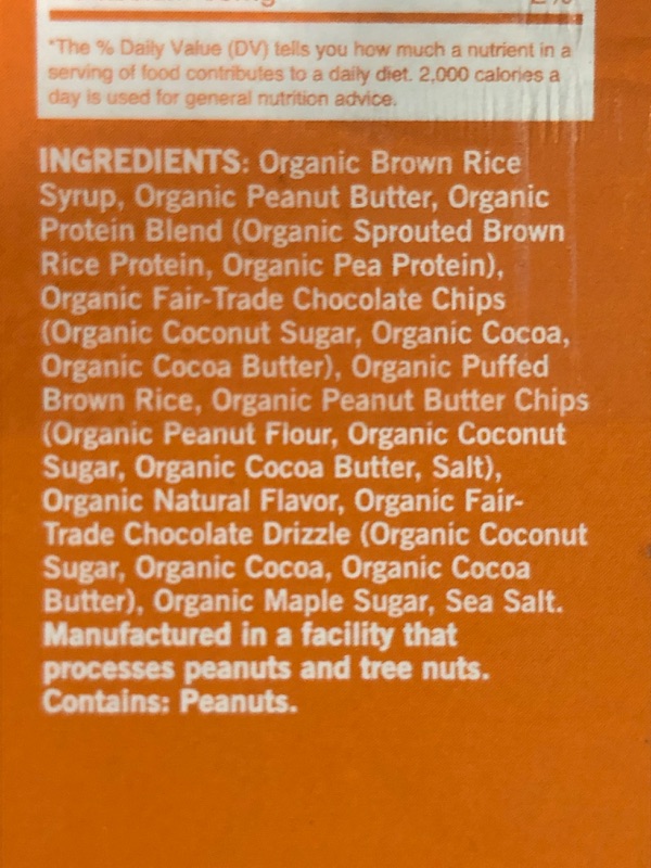 Photo 5 of (x4 boxes) (best by 30 Nov. 2022)
GoMacro Kids MacroBar, Peanut Butter Cup, Organic Vegan Snack Bars, 7 ct