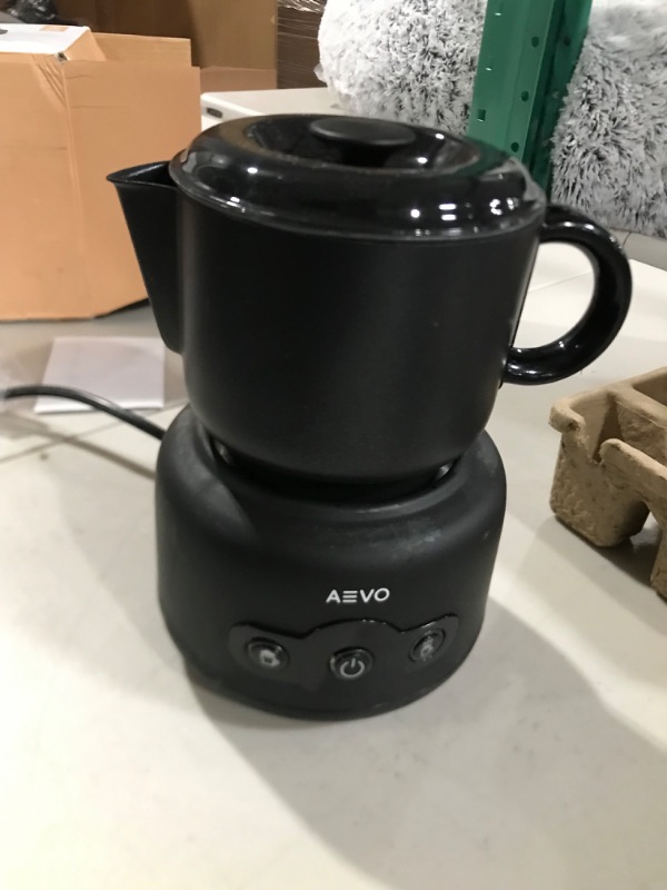 Photo 2 of AEVO Milk Frothing Machine, Automatic Electric Milk Warmers and Foam Maker, Dishwasher Safe Detachable Pitcher, Milk Steamer and Frother, 4 Modes for Lattes, Cappuccinos, Hot Chocolate, and More