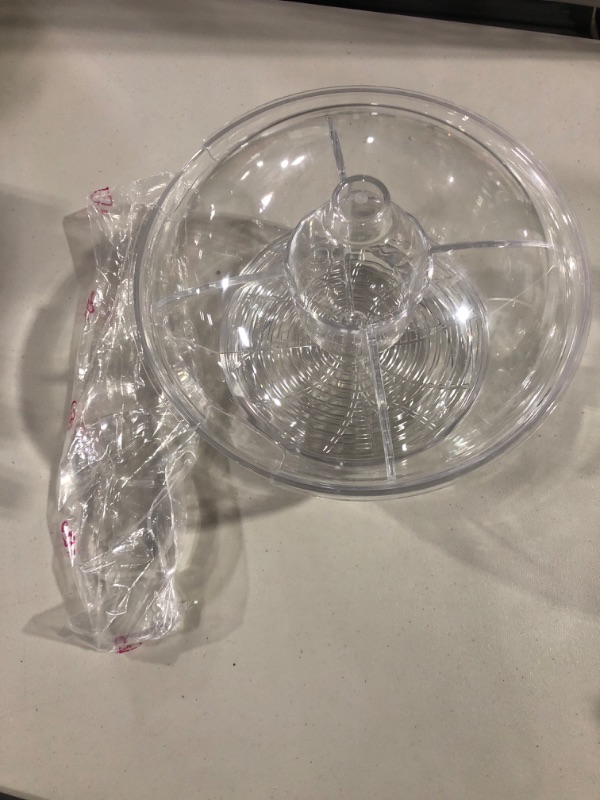 Photo 2 of Propyne Cold Ice Acrylic Bowl, 6.5 Qt, Off-white Cold Bowl On Ice