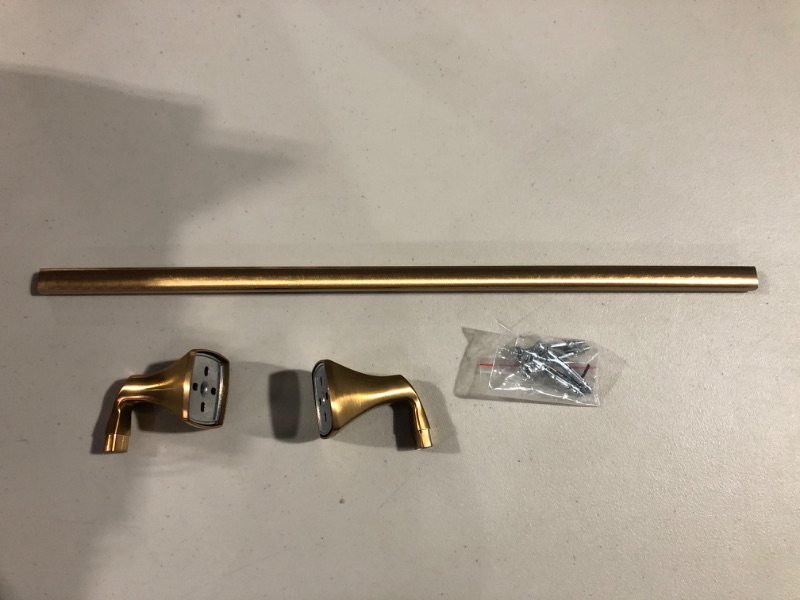 Photo 2 of Moen Voss Brushed Gold 24-Inch -Towel Bar, YB5124BG