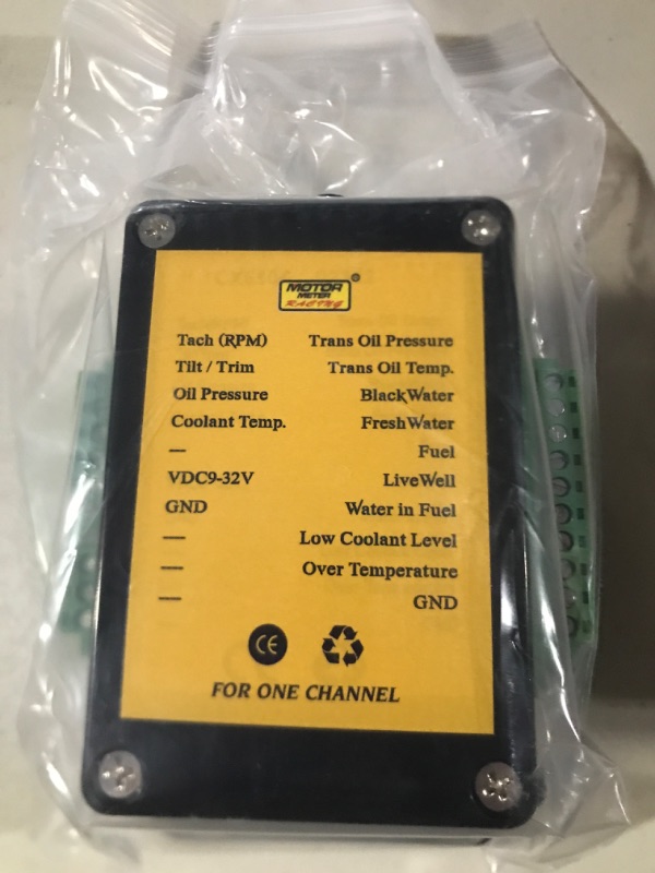 Photo 2 of MOTOR METER RACING One Single Channel NMEA2000 N2K Multifunction Converter Box Converts Up to 18 Sensors Signal - 0-190 OMH - 9-32V - for Marine, Boat & Yacht