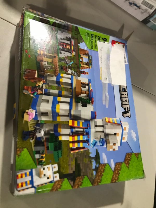 Photo 1 of LEGO Minecraft The Llama Village 21188 Building Toy Set for Kids, Girls, and Boys Ages 9+ (1,252 Pieces) FrustrationFree Packaging