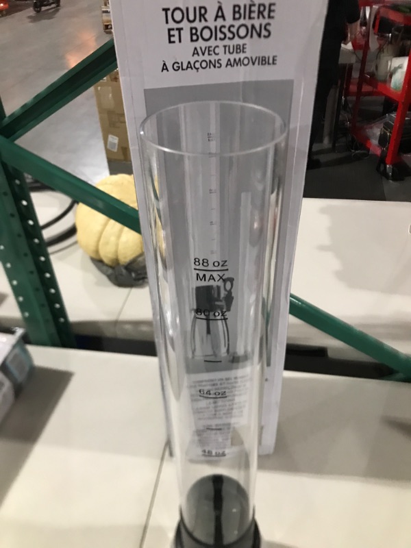 Photo 3 of !!!SEE CLERK NOTES!!!
Oggi Beer Tower Dispenser with EZ-Pour Spigot, 2.75-Quart, Black Beer Dispenser Stainless Steel