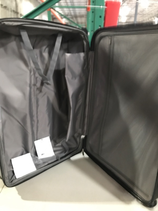 Photo 4 of !!!SEE CLERK NOTES!!!
DELSEY Paris Helium Aero Hardside Expandable Luggage with Spinner Wheels, Brushed Charcoal, Checked-Large 29 Inch