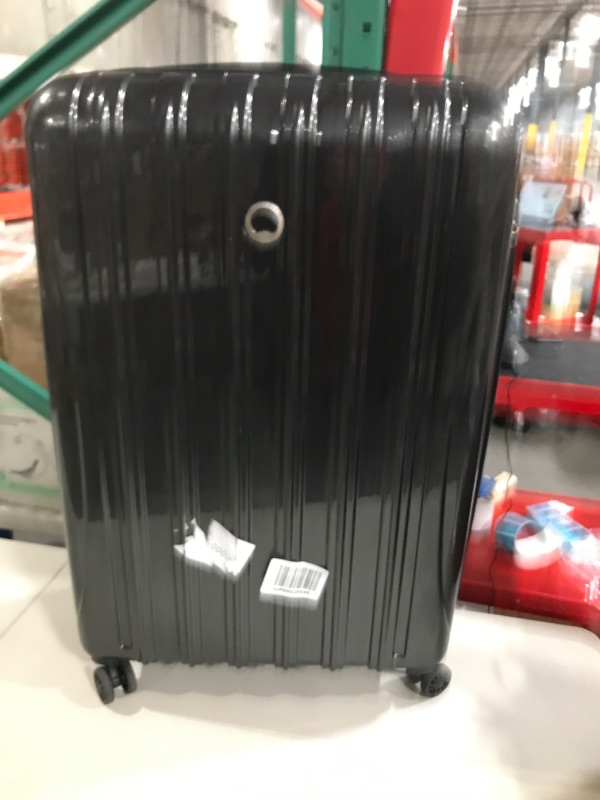 Photo 2 of !!!SEE CLERK NOTES!!!
DELSEY Paris Helium Aero Hardside Expandable Luggage with Spinner Wheels, Brushed Charcoal, Checked-Large 29 Inch