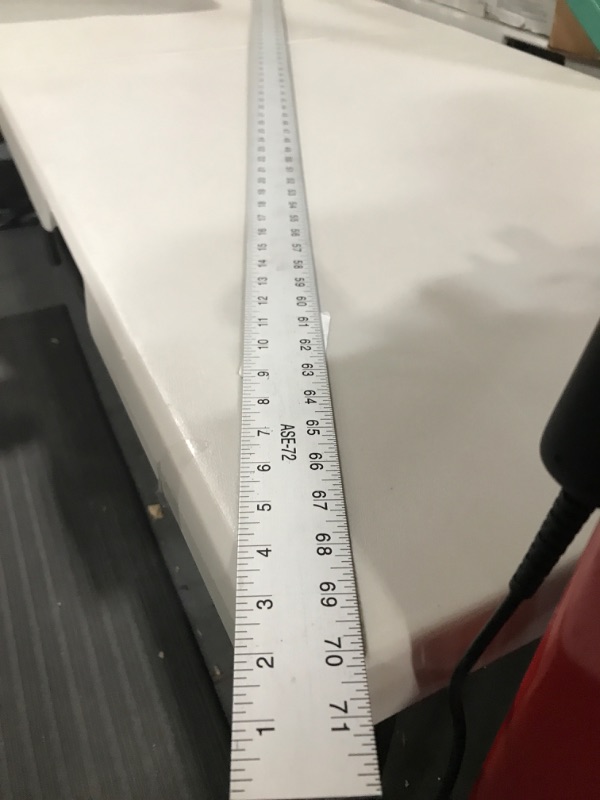 Photo 3 of Starrett Straight Edge Aluminum Rule - Ideal for Schools, Shops, Metal Workers and Wood Workers - 72" Length, 2" Width, .125" Thickness, 1/8", 1/16" English - ASE-72