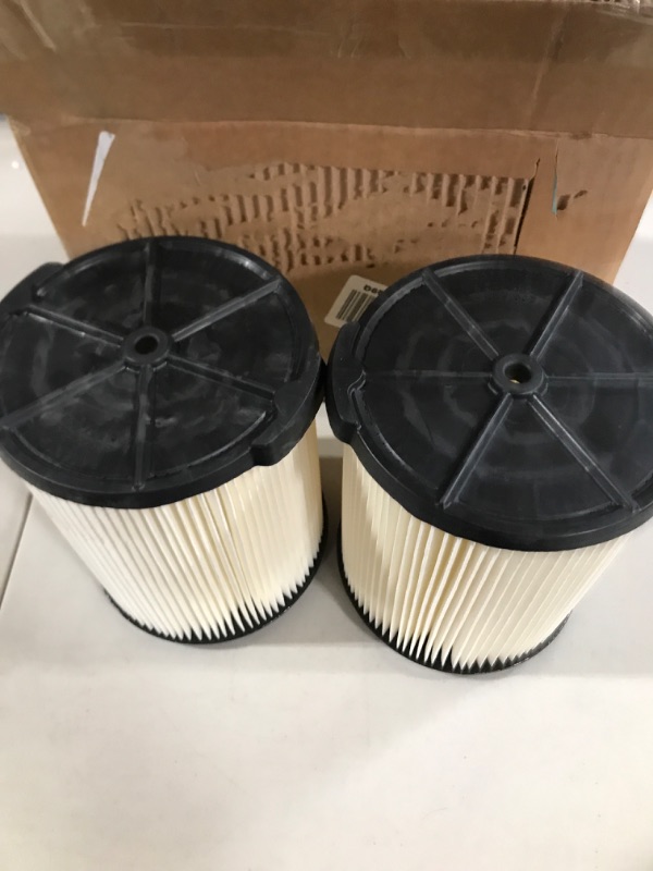 Photo 3 of MULTI FIT Wet Dry Vac Filter VF7816TP Standard Replacement Wet/Dry Vacuum Cartridge Filter for Select CRAFTSMAN Shop Vacuum Cleaners 5-Gallon and Larger (2-Pack)