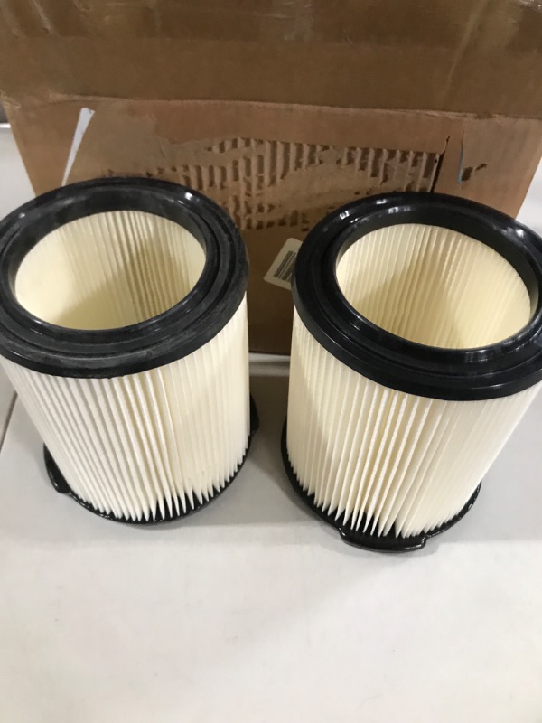 Photo 2 of MULTI FIT Wet Dry Vac Filter VF7816TP Standard Replacement Wet/Dry Vacuum Cartridge Filter for Select CRAFTSMAN Shop Vacuum Cleaners 5-Gallon and Larger (2-Pack)