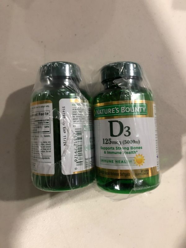 Photo 2 of Vitamin D3 Softgels 125 mcg, 5000 IU