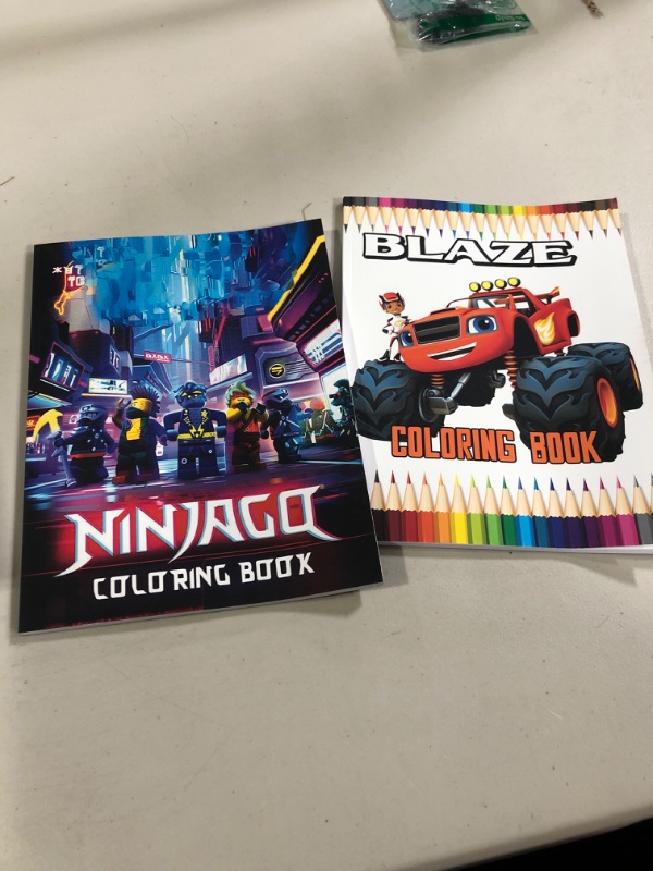 Photo 1 of Coloring books
1 Ninjago 
1 Blaze