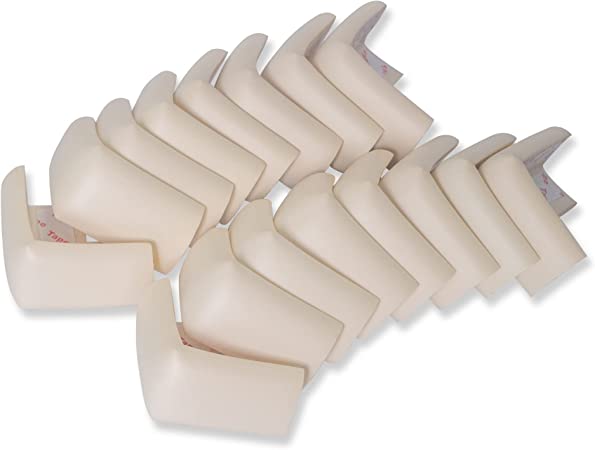 Photo 1 of (16 Pack) Foam Corner Guard,Table Edge Corner Protector, Pack of 16 - Off White